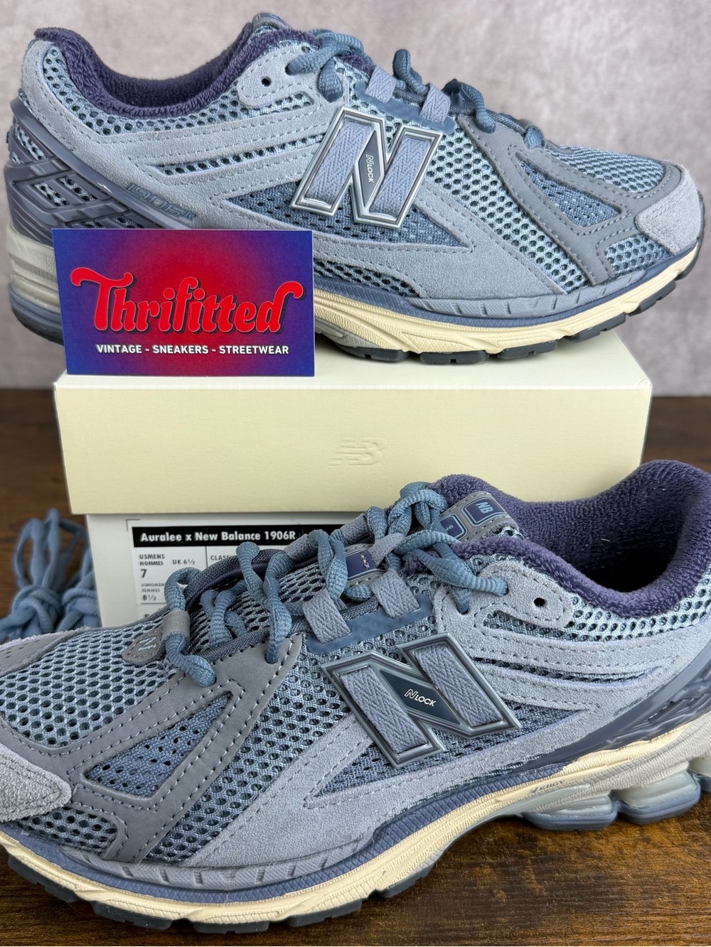 New Balance 1906R x AURALEE Flint Stone Size 7 / 8.5W M1906RAL Men’s Shoes Rare